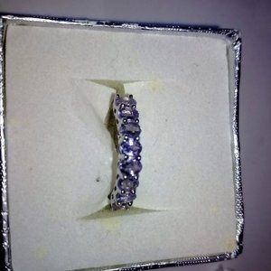 NWOT Size 6 Genuine Tanzanite & .925 Ring
